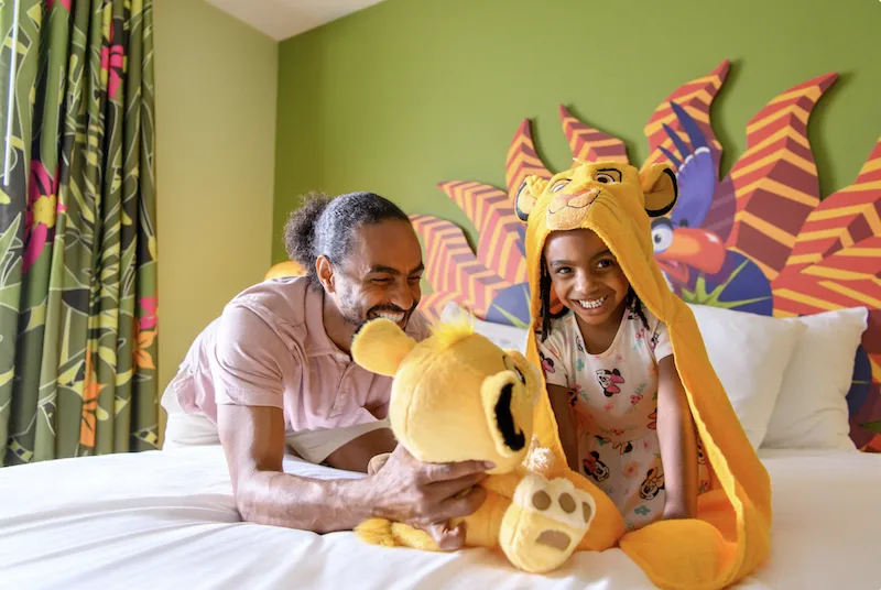 Lion King themed hotel room