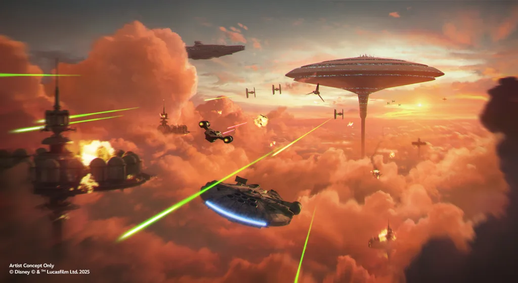 Nueva Misión: The Mandalorian y Grogu en Millennium Falcon: Smugglers Run (Walt Disney World)